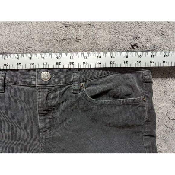J. Crew Tapered Leg Corduroy Pants Women's Size 31 Gray - Picture 5 of 11